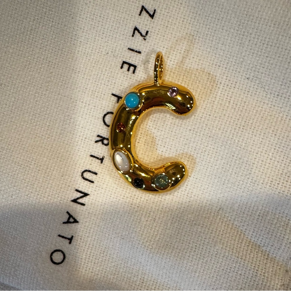 Lizzie fortunato mood charm “c”